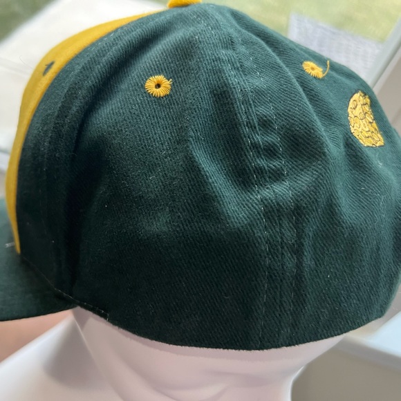 Green Bay Packers World Champions Embroidered 1990s vintage Hat Cap - Picture 4 of 6